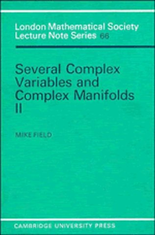 Several Complex Variables and Complex Manifolds II