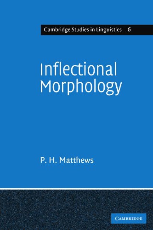 Inflectional Morphology