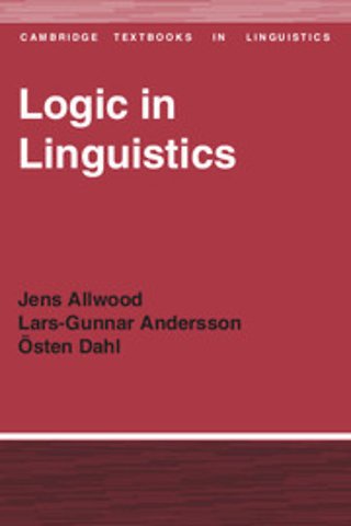 Logic in Linguistics