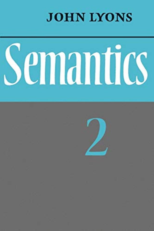 Semantics: Volume 2