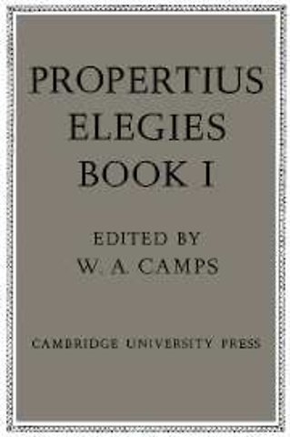 Propertius: Elegies