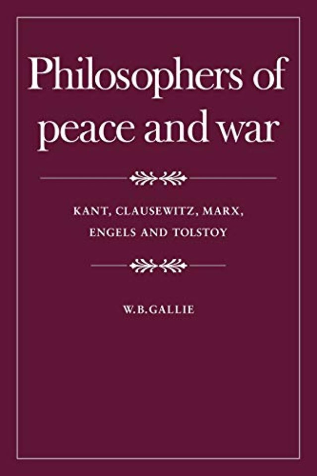 Philosophers of Peace and War