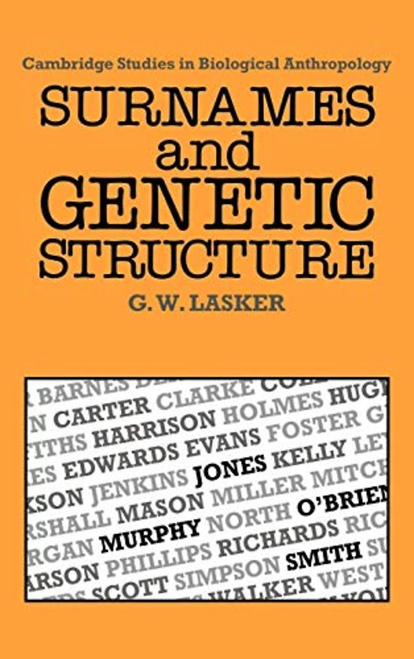 Surnames and Genetic Structure