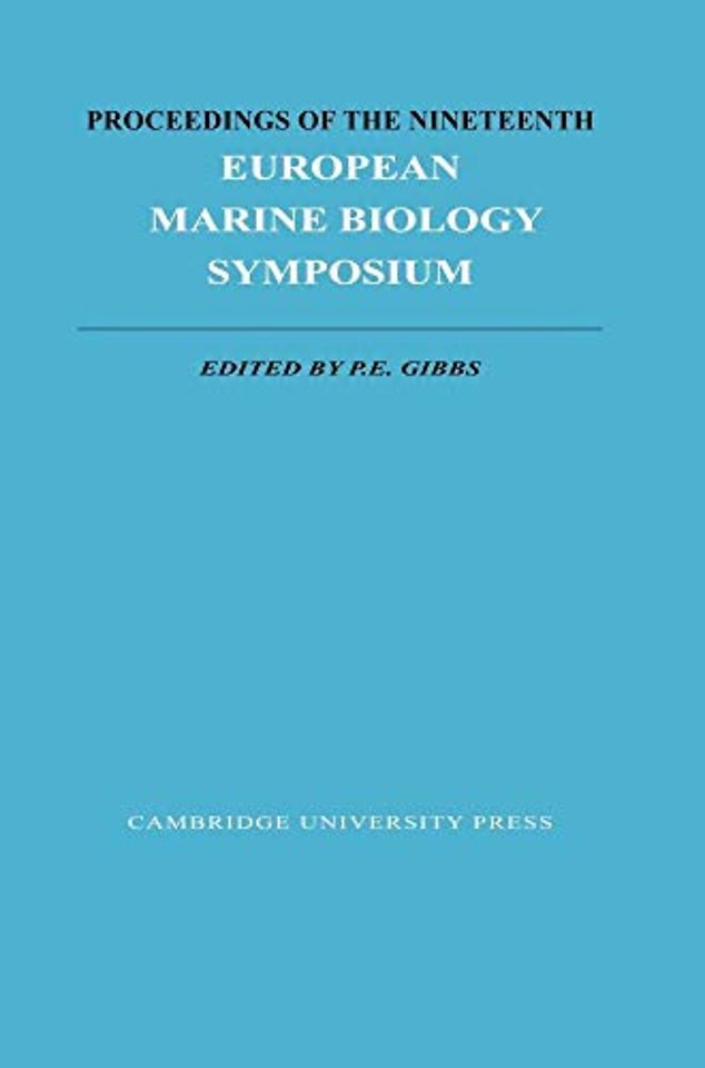 Proceedings of the Nineteenth European Marine Biology Symposium