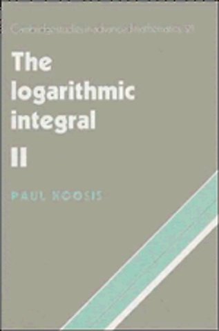 The Logarithmic Integral: Volume 2