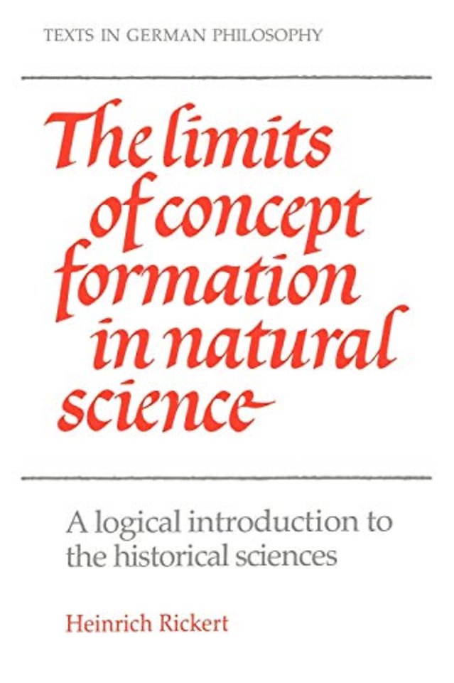 The Limits of Concept Formation in Natural Science