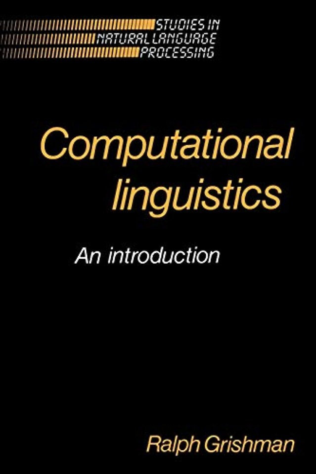 Computational Linguistics