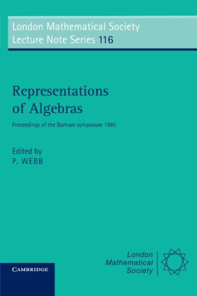 Representations of Algebras