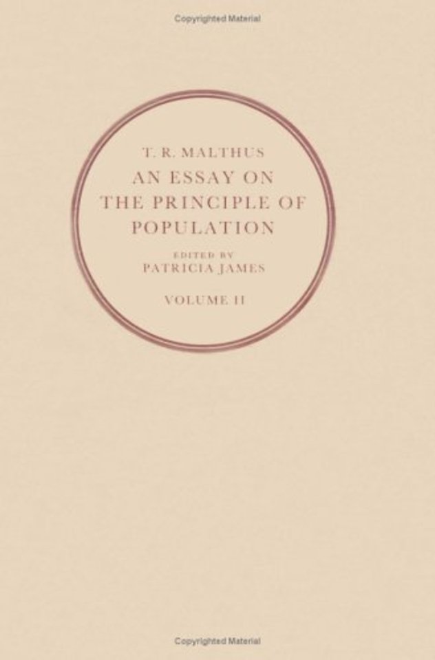 An Essay on the Principle of Population 2 Volume Hardback Set: Volume 2
