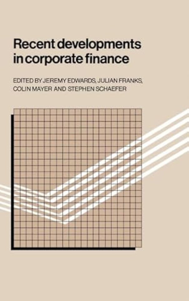 Recent Developments in Corporate Finance