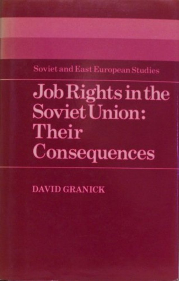Job Rights in the Soviet Union