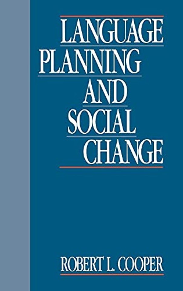 Language Planning and Social Change
