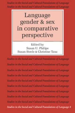 Language, Gender, and Sex in Comparative Perspective