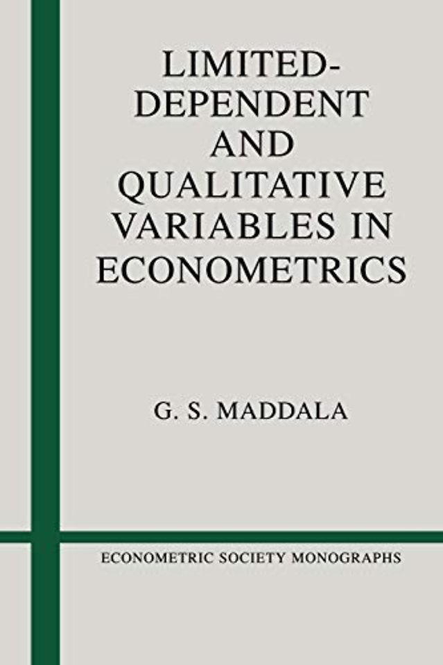 Limited-Dependent and Qualitative Variables in Econometrics