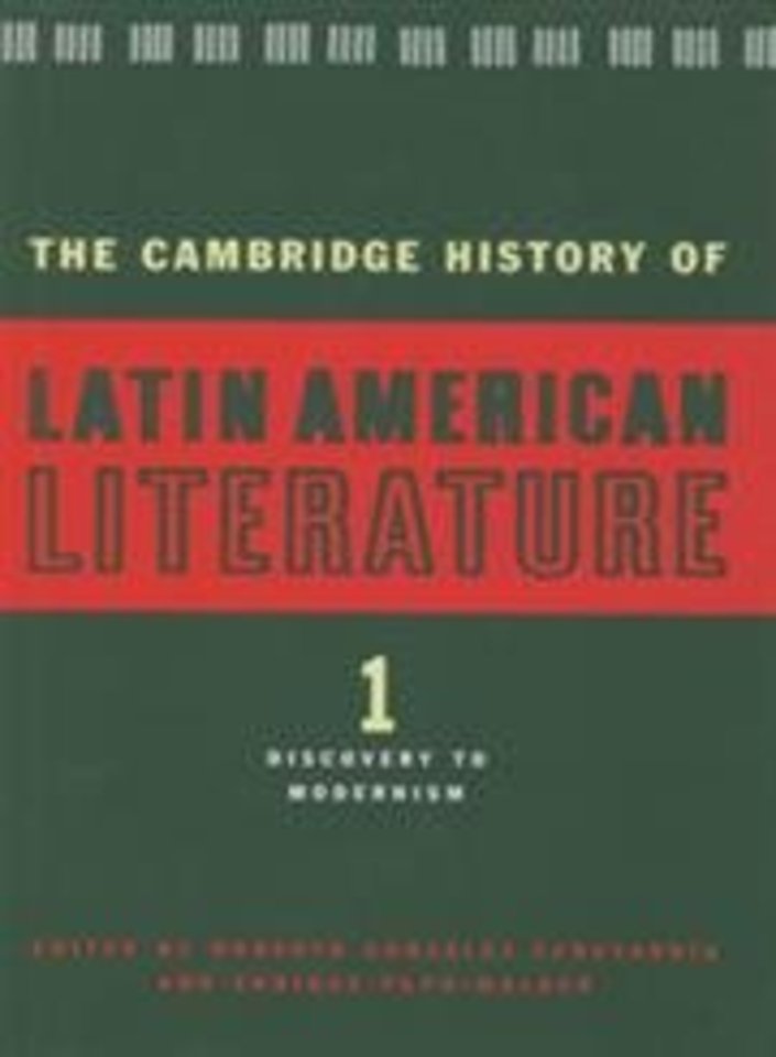 The Cambridge History of Latin American Literature