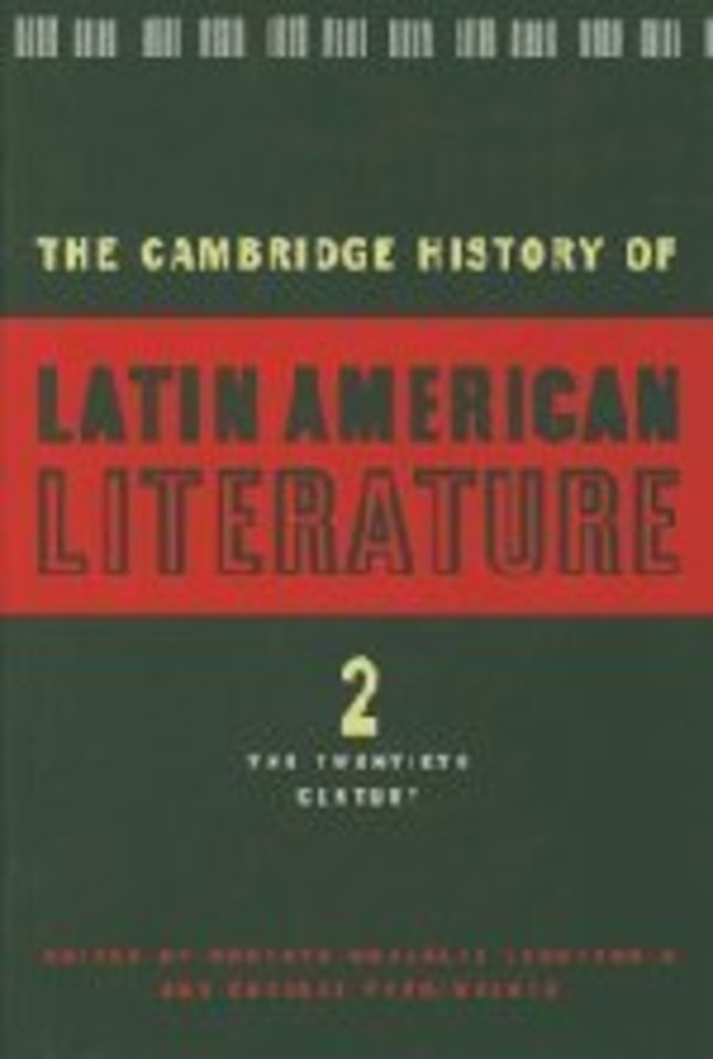 The Cambridge History of Latin American Literature