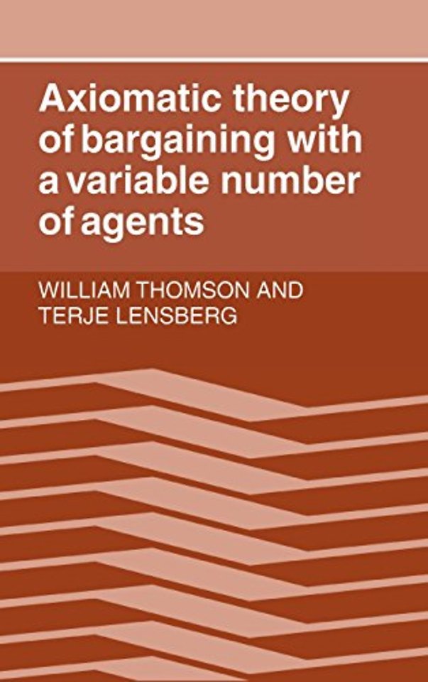 Axiomatic Theory of Bargaining with a Variable Number of Agents