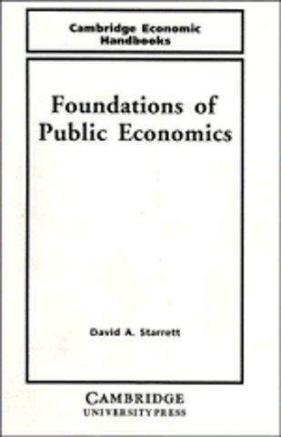 Foundations in Public Economics