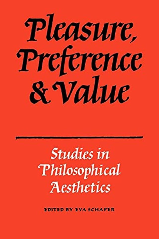 Pleasure, Preference and Value