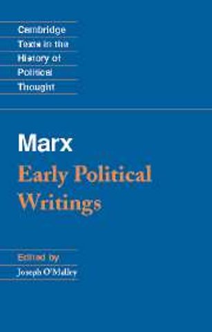 Marx: Early Political Writings