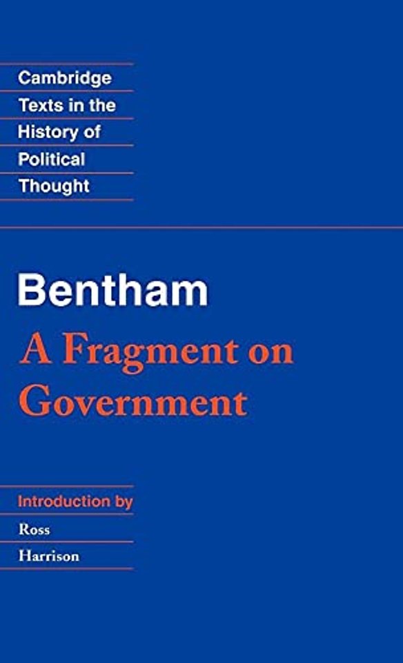 Bentham: A Fragment on Government