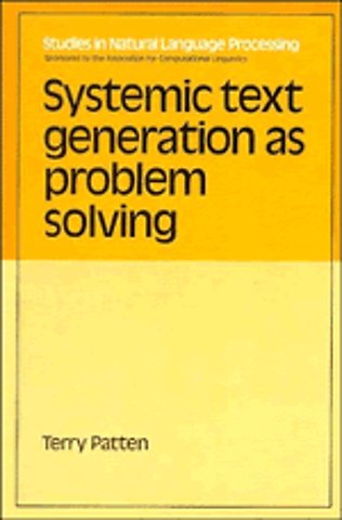 Systemic Text Generation as Problem Solving