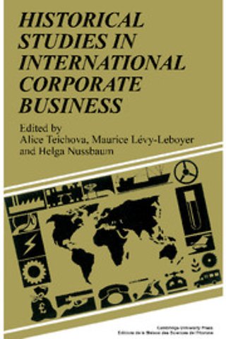 Historical Studies in International Corporate Business