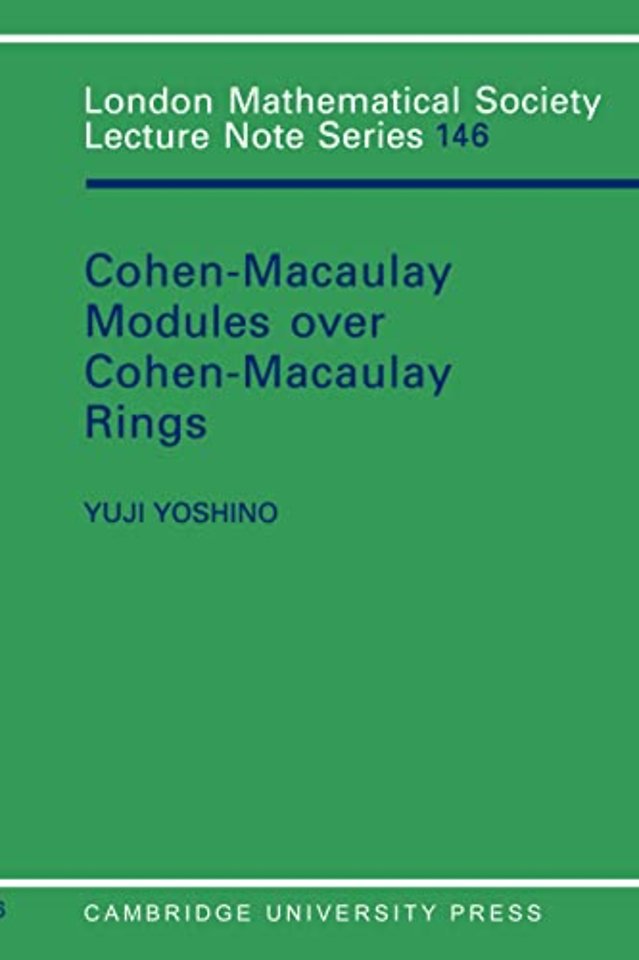 Maximal Cohen-Macaulay Modules over Cohen-Macaulay Rings