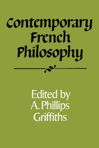 Contemporary French Philosophy