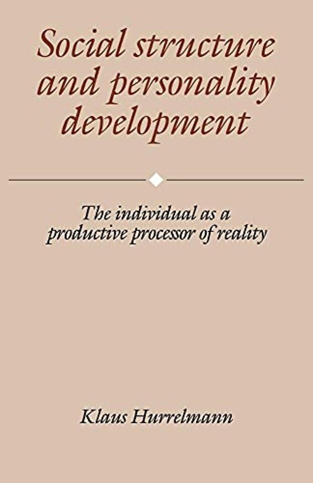 Social Structure and Personality Development