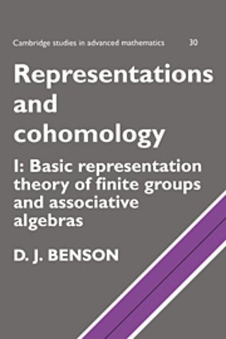 Representations and Cohomology: Volume 1, Basic Representation Theory of Finite Groups and Associative Algebras