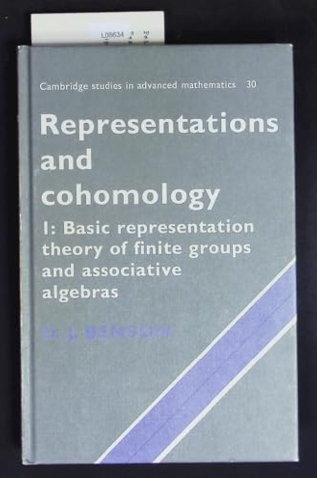 Representations and Cohomology: Volume 1, Basic Representation Theory of Finite Groups and Associative Algebras
