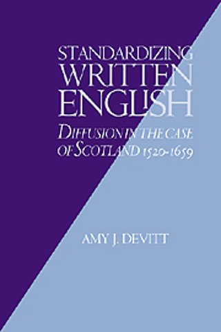 Standardizing Written English