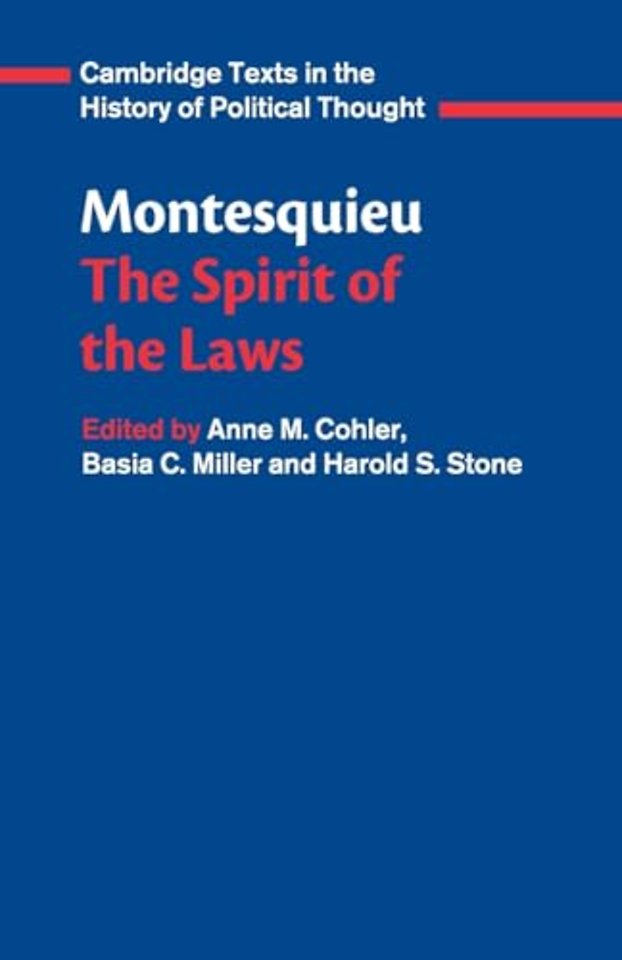 Montesquieu: The Spirit of the Laws