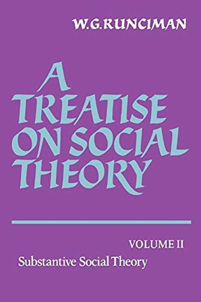 A Treatise on Social Theory
