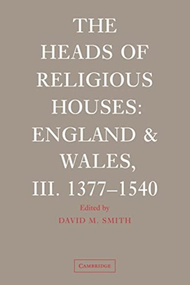 The Heads of Religious Houses