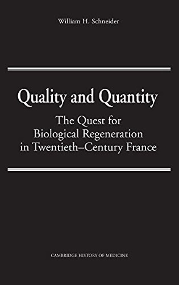 Quality and Quantity