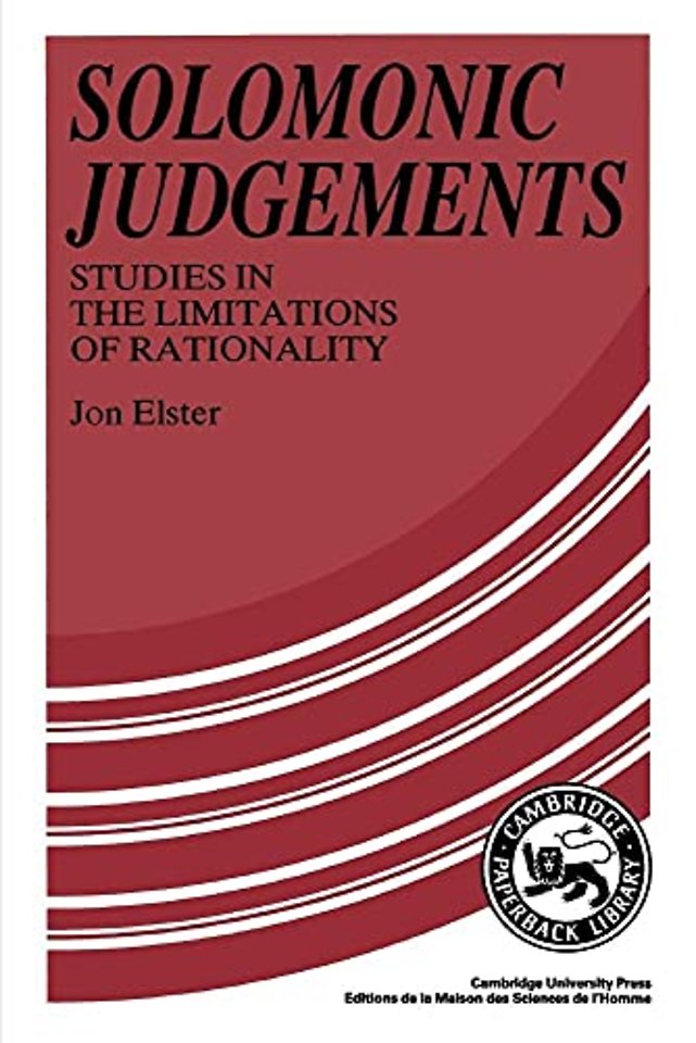 Solomonic Judgements