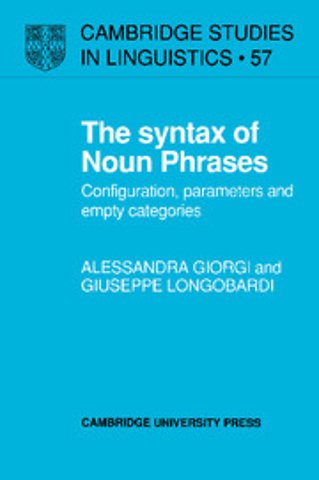 The Syntax of Noun Phrases