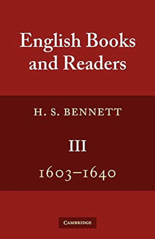 English Books and Readers 1603–1640