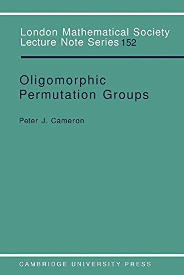 Oligomorphic Permutation Groups