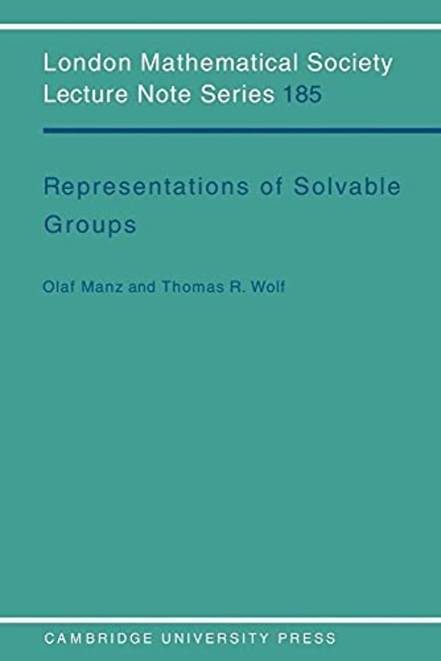 Representations of Solvable Groups
