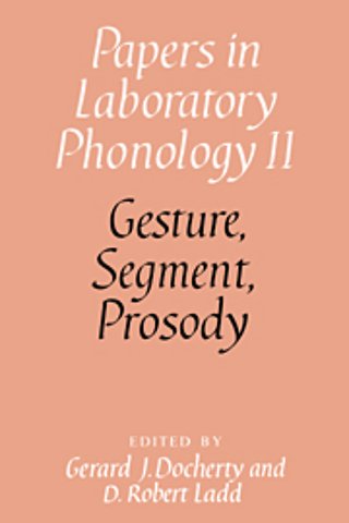 Gesture, Segment, Prosody