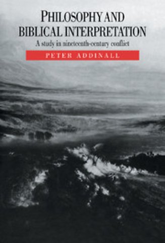 Philosophy and Biblical Interpretation