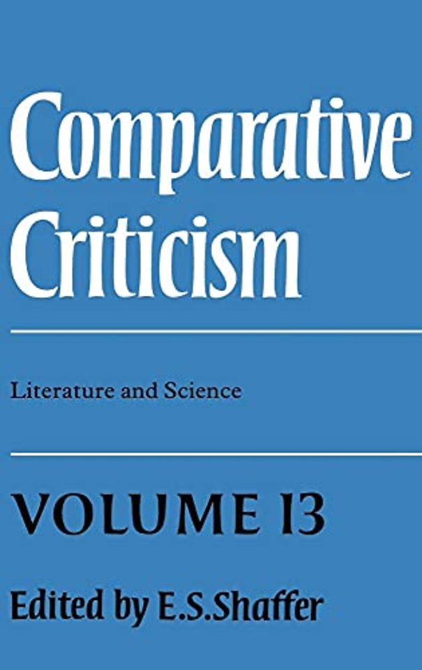 Comparative Criticism: Volume 13, Literature and Science