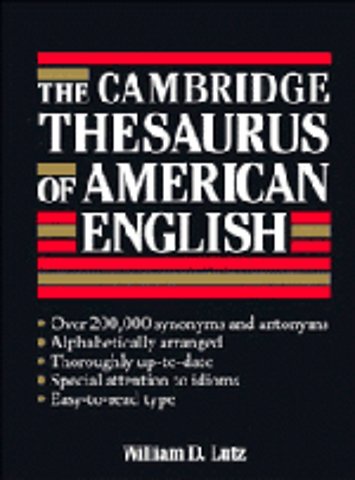 The Cambridge Thesaurus of American English