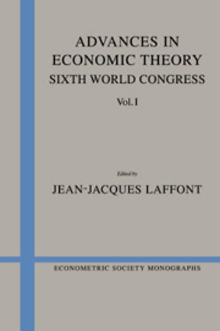 Advances in Economic Theory: Volume 1