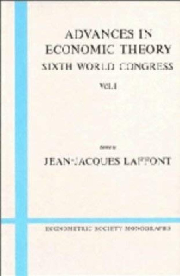 Advances in Economic Theory: Volume 1