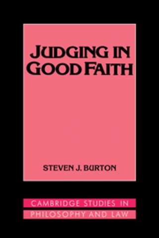 Judging in Good Faith