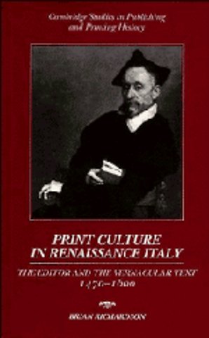 Print Culture in Renaissance Italy
